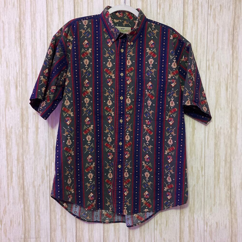 Golf Patterned Button Down NWT - image 1